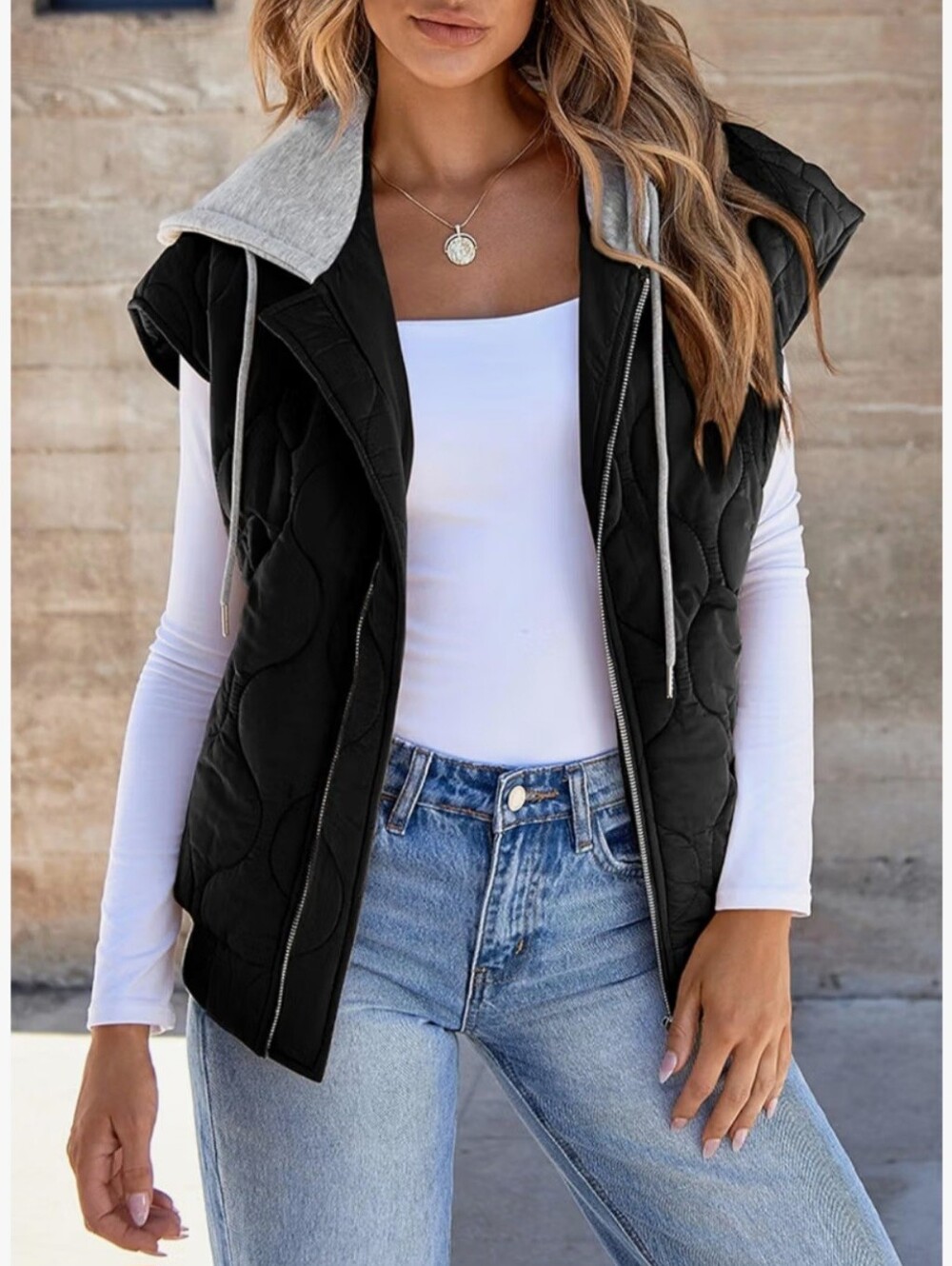Puffer Hooded SweatVest